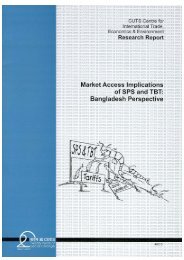 Market Access Implications of SPS and TBT ... - cuts citee