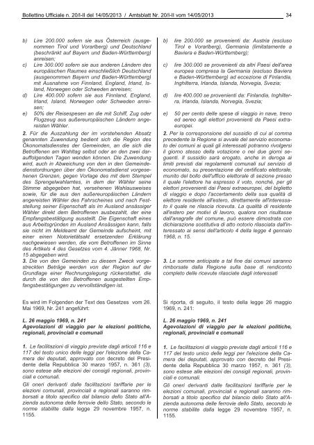 Landesgesetz vom 8. Mai 2013, Nr. 5 - SÃ¼dtiroler Landtag