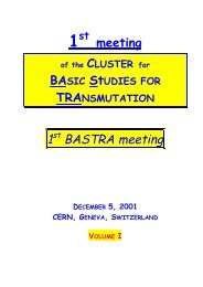 1 st BASTRA meeting - GSI  Webserver WWW-WIN