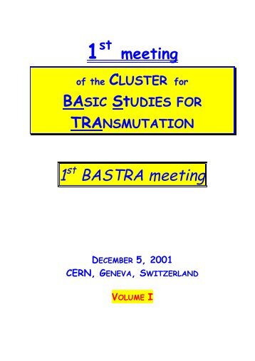 1 st BASTRA meeting - GSI  Webserver WWW-WIN