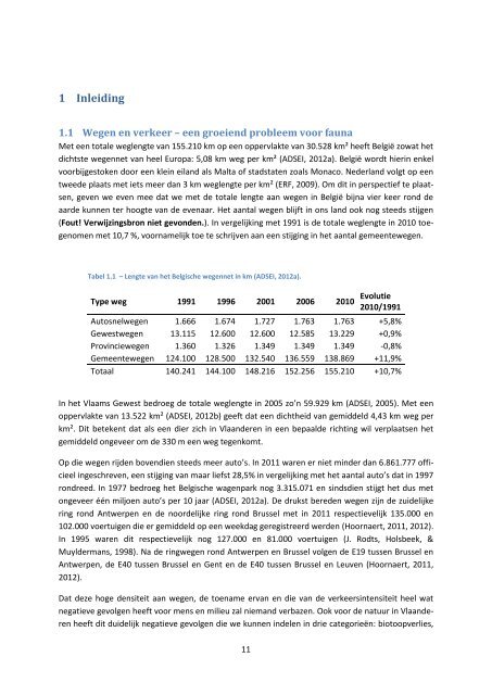 Eindrapport Dieren onder de Wielen - Natuurpunt