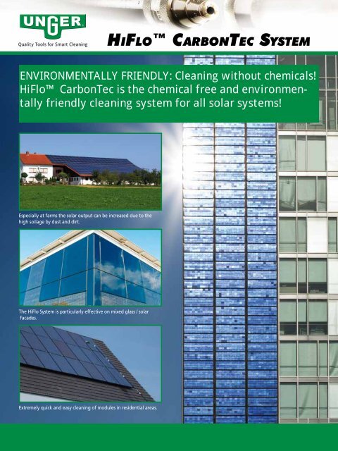 Solar Panel Cleaning Brochure - Parish Maintenance Supply