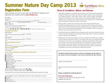 Summer Nature Day Camp 2013 - FortWhyte Alive