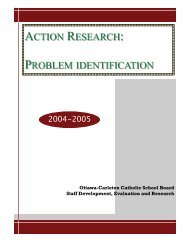 ACTION RESEARCH: PROBLEM IDENTIFICATION