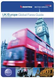 UK/Europe Global Fares Guide - British Airways