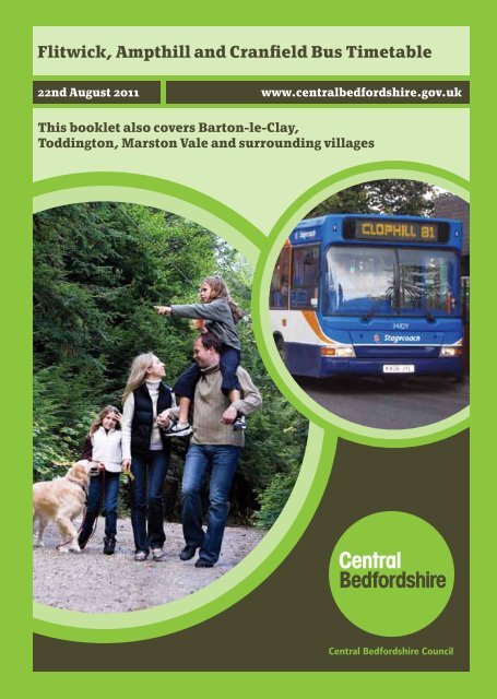Consolidated Ampthill & Flitwick Bus Timetable
