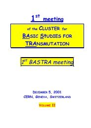 1 st BASTRA meeting - GSI  Webserver WWW-WIN