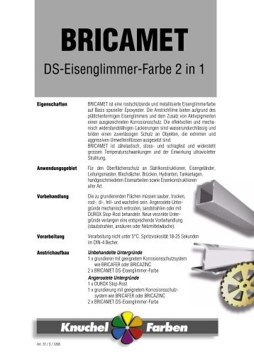 DS-Eisenglimmer-Farbe 2 in 1 - Knuchel Farben AG