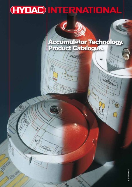 Accumulator Technology. Product Catalogue. - Sea