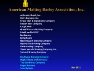 American Malting Barley Association, Inc. - Brewing And Malting ...