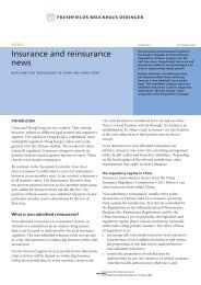 Insurance and reinsurance news: October 2008 - Freshfields