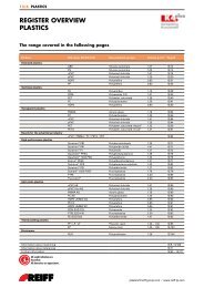 REGISTER OVERVIEW PLASTICS