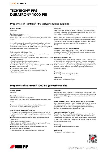 REGISTER OVERVIEW PLASTICS