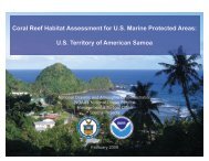 Coral Reef Habitat Assessment for U.S. Marine Protected Areas ...
