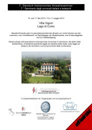 Villa Vigoni Lago di Como - Arbeitsgemeinschaft fÃ¼r Internationalen ...