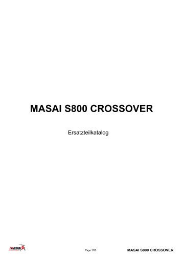 MASAI S800 CROSSOVER - Quads-and-Parts