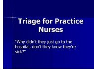 Triage for Practice Nurses