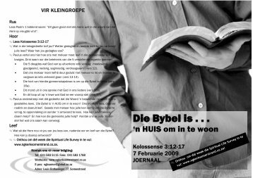 Laai die Joernaal hier af. - NG Kerk Somerstrand