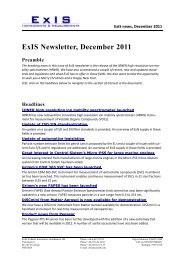 ExIS News, December 2011