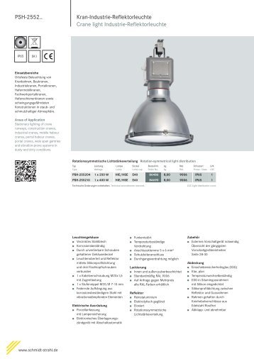 PSH-2552xx - Schmidt Strahl GmbH