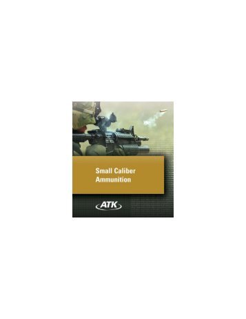 Catalogue - ATK Small Caliber Ammunition - NIOA LEM