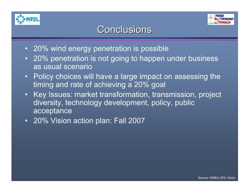 The $$ and Sense of Wind Energy - Noble Environmental Power