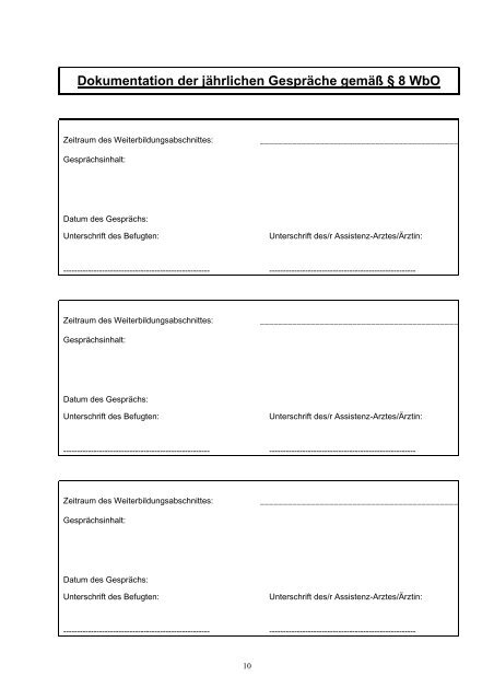 Logbuch FA Allgemeinmedizin - 2004, 6. Nachtrag [PDF]