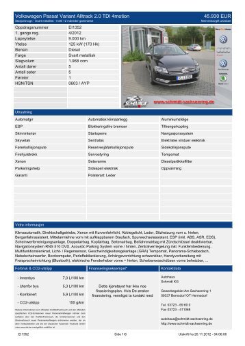 Volkswagen Passat Variant 1.6 TDI Blue Motion Tech. Comfort ...