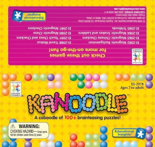 Learning Resources® Kanoodle® Game