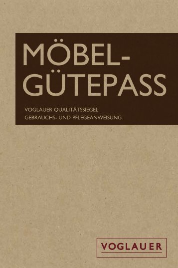 MÃ¶bel-GÃ¼tepass - Voglauer