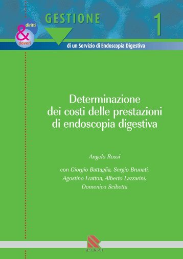 Determinazione dei costi delle prestazioni di endoscopia digestiva