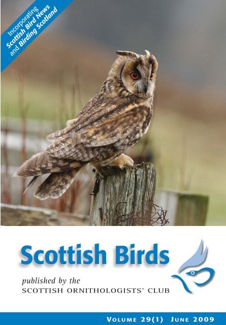 *SCOTTISH BIRDS (29) TXT AW - The Scottish Ornithologists' Club