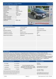 Audi A3 Sportback 1.6 TDI Ambition 27.950 EUR - Autohaus ...