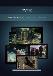 TVNZ ANNUAL REPORT FY2011
