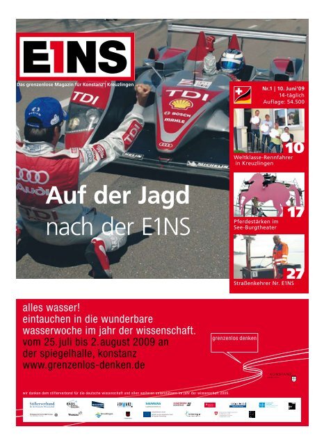 Auf der Jagd nach der E1NS - E1NS-Magazin