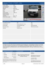 Volkswagen T5 Kombi 2.0 TDI 22.000 EUR - Autohaus Schmidt KG