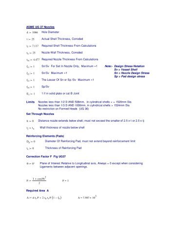 sample calculation to asme 8 pdf format go welding asme report format