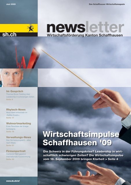 Ausgabe 2 -  Juni 2009 (7.5 MB) - Wirtschaftsförderung Kanton ...