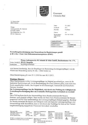 Finanzamt Chemnitz-Süd - Schmitt+Sohn Aufzüge