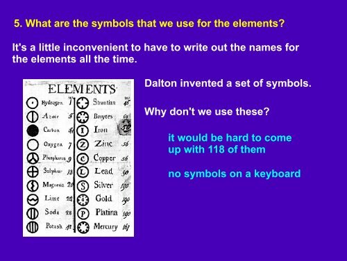 4. Where do the names of the elements come from? - Dixie State ...