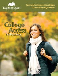 College Access Nebraska - EducationQuest Foundation