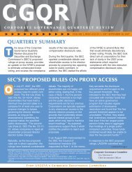 Archives: Corporate Governance Quarterly Review, Vol. 3 ... - LACERA