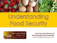 Understanding Food Security Presentation - The Food Security ...