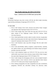 Tata Tertib Aktivitas di CEP-CCIT FTUI - Ccit Ui Ac Id - Universitas ...