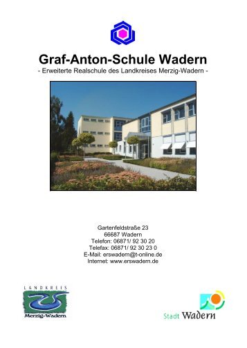 Graf-Anton-Schule Wadern - Erweiterte Realschule Wadern