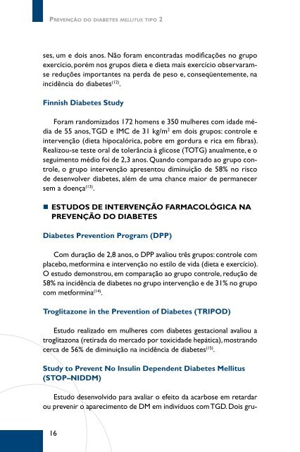 Atualização - Diabetes 2006 - Sociedade Brasileira de Diabetes