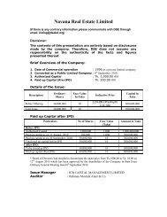 Navana Real Estate Ltd - Dhaka Stock Exchange