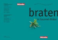 Braten im Gourmet-Bräter - Miele