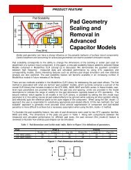 Pad Geometry Scaling and Removal in Advanced ... - Modelithics, Inc.