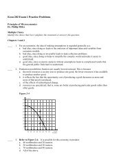 Econ 202 Exam 1 Practice Problems - Krypton